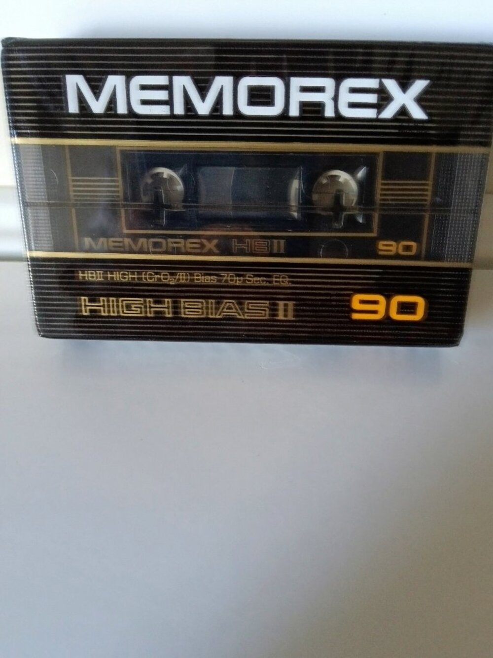 VINTAGE 1987 Memorex HBII High Bias Audio Cassette 90 CrO2 Made in USA NEW